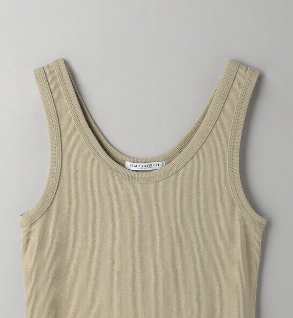 BEAUTY&YOUTH UNITED ARROWS「コットンブレンド テレコ タンクトップ」|タンクトップ|