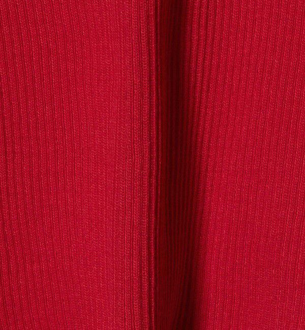 BEAUTY&YOUTH UNITED ARROWS「コットンリブ オープンカラーニット ウォッシャブル」|ニット・セーター|