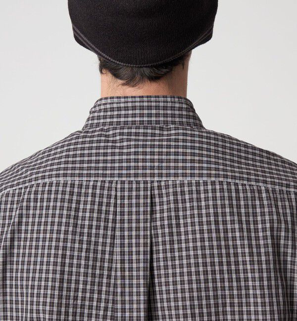 STEVEN ALAN「＜Steven Alan＞ スモーキー チェック リバースシーム シャツ LOOSE」|シャツ・ブラウス|