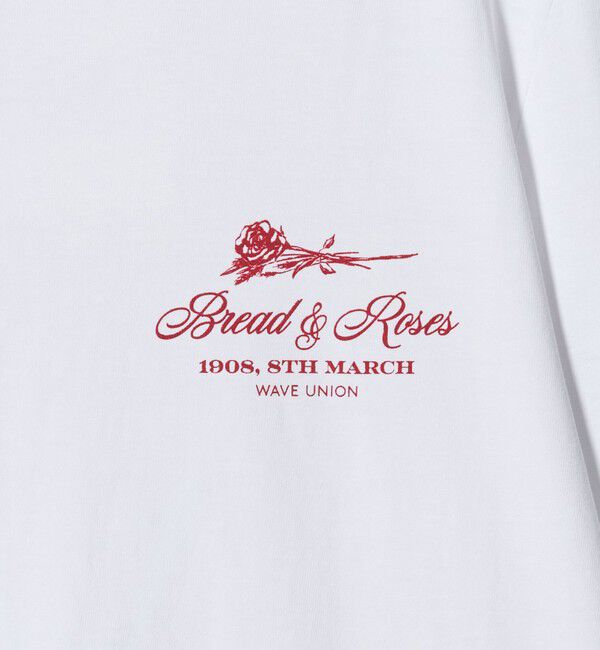 BEAUTY&YOUTH UNITED ARROWS「【別注】＜WAVE UNION＞プリントロングスリーブTシャツ」|Tシャツ・カットソー|