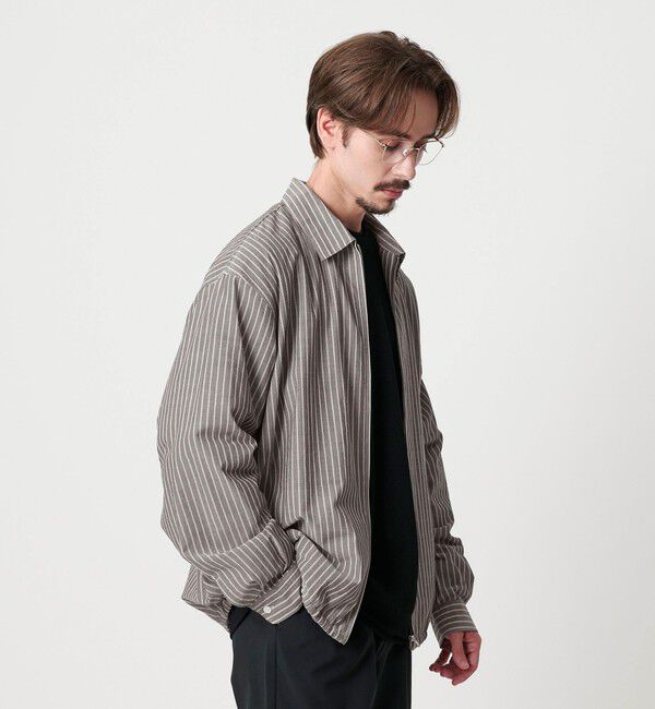 BEAUTY&YOUTH UNITED ARROWS「ボイル シアー ジップ シャツ」|シャツ・ブラウス|