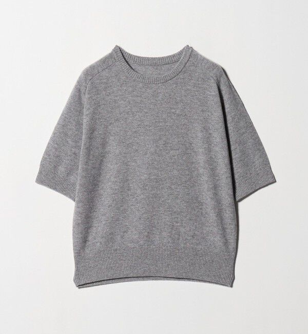 BEAUTY&YOUTH UNITED ARROWS「カシミヤ クルーネック ショートスリーブニット」|ニット・セーター|