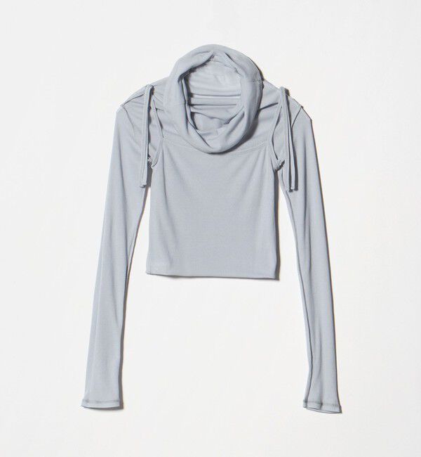 ATTISESSION「＜ATTISESSION＞コットン ナイロン リブ マルチウェイ トップス」|Tシャツ・カットソー|