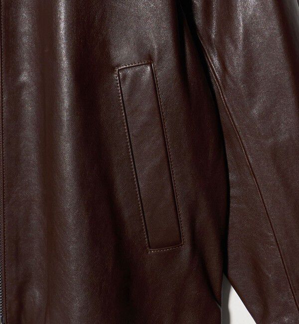 BEAUTY&YOUTH UNITED ARROWS「シープレザー フロントジップ ジャケット」|その他|