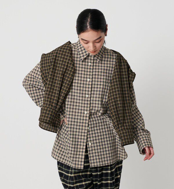 BEAUTY&YOUTH UNITED ARROWS「ポリエステルウール ローンチェックシャツ」|シャツ・ブラウス|