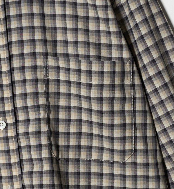 BEAUTY&YOUTH UNITED ARROWS「ポリエステルウール ローンチェックシャツ」|シャツ・ブラウス|