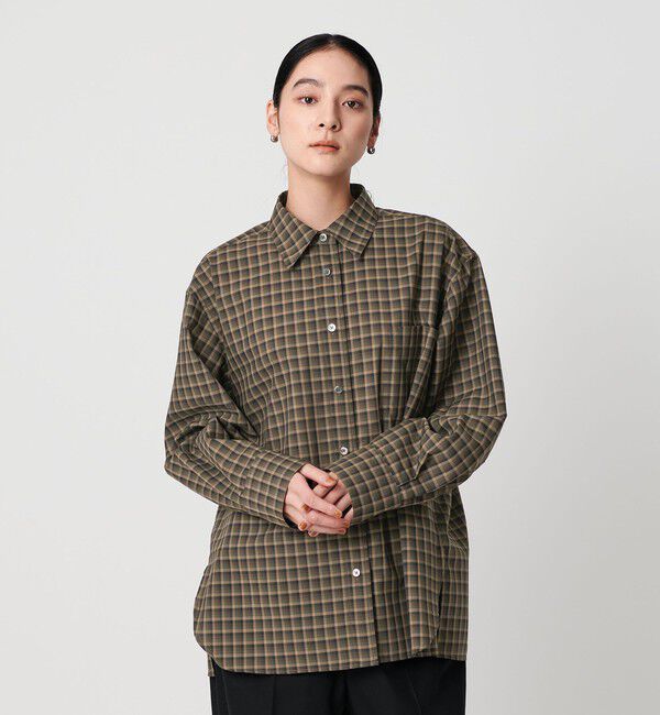 BEAUTY&YOUTH UNITED ARROWS「ポリエステルウール ローンチェックシャツ」|シャツ・ブラウス|