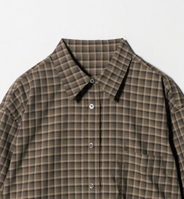BEAUTY&YOUTH UNITED ARROWS「ポリエステルウール ローンチェックシャツ」|シャツ・ブラウス|