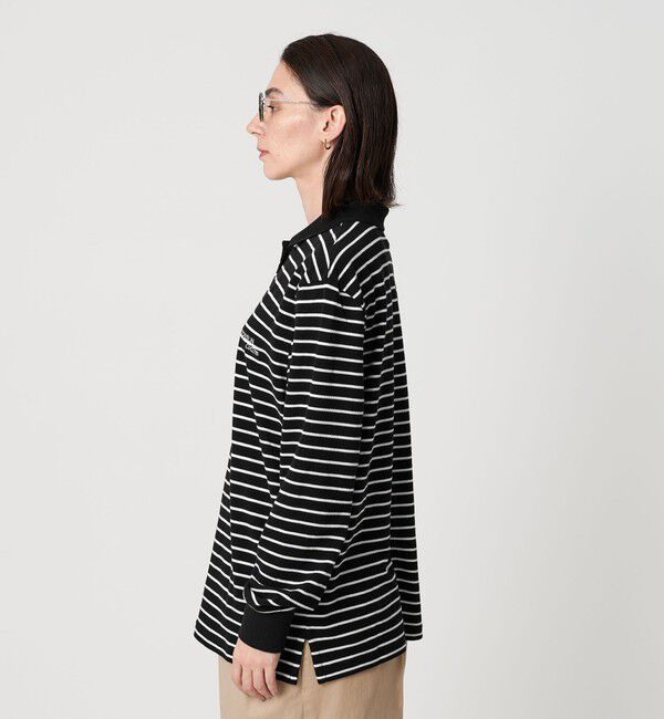 BEAUTY&YOUTH UNITED ARROWS「＜MOONSUN＞ボーダー ロングスリーブポロシャツ」|ポロシャツ|