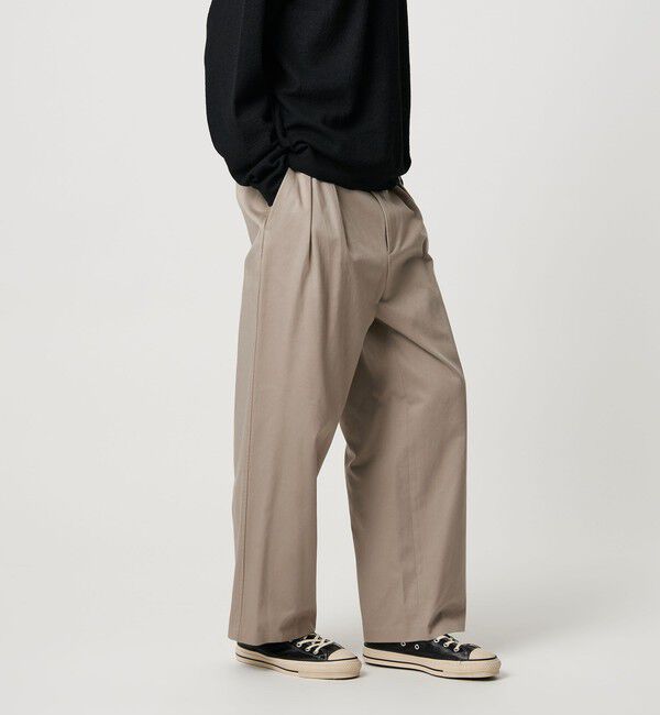 BEAUTY&YOUTH UNITED ARROWS「ダルカラー ワイド チノパンツ」|チノ|OLIVE