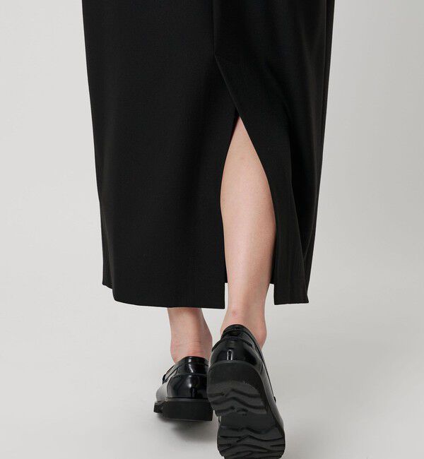 BEAUTY&YOUTH UNITED ARROWS「【WEB限定 Wardrobe DAILY MINIMAL】ウールライクメランジ スクエアネックワンピース ウォッシャブル」|ワンピース|