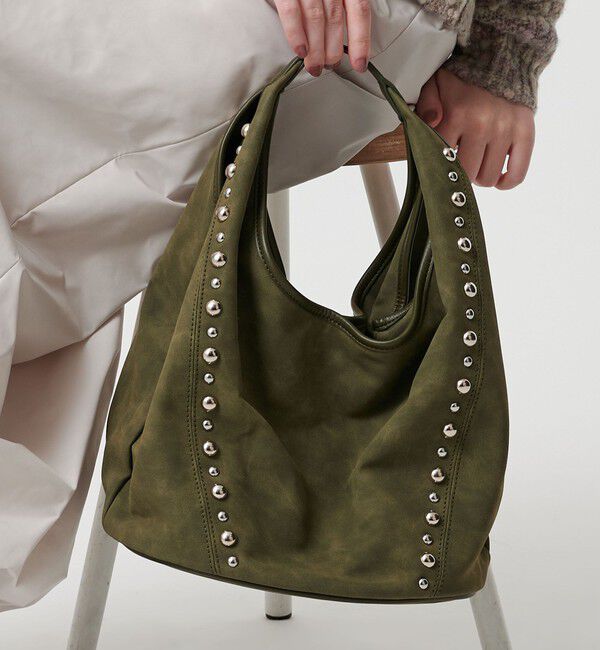 BEAUTY&YOUTH UNITED ARROWS「スタッズ ワンハンドル ショルダーバッグ」|ショルダー・メッセンジャー|