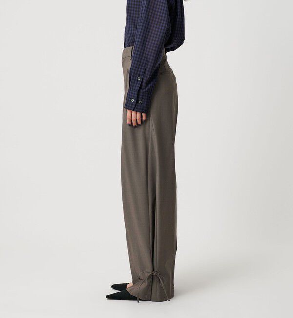 BEAUTY&YOUTH UNITED ARROWS「 へムリボン パンツ ウォッシャブル」|スラックス|