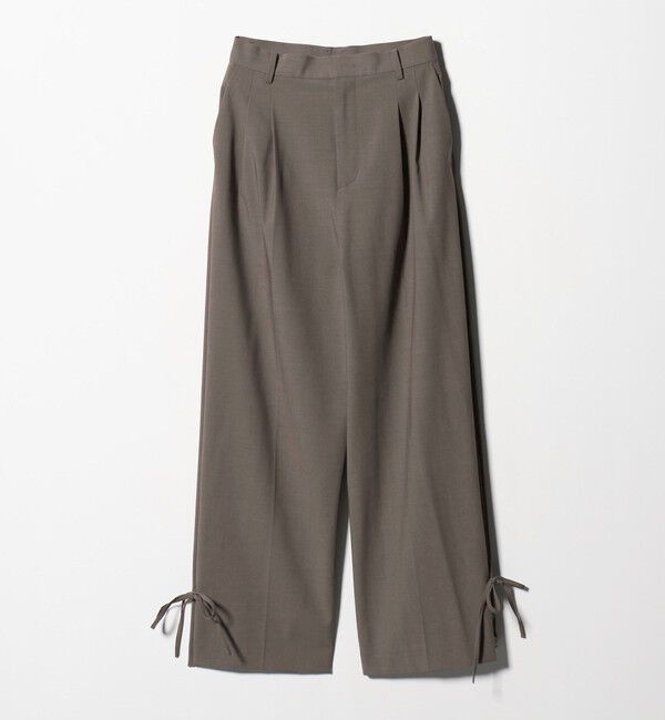 BEAUTY&YOUTH UNITED ARROWS「 へムリボン パンツ ウォッシャブル」|スラックス|