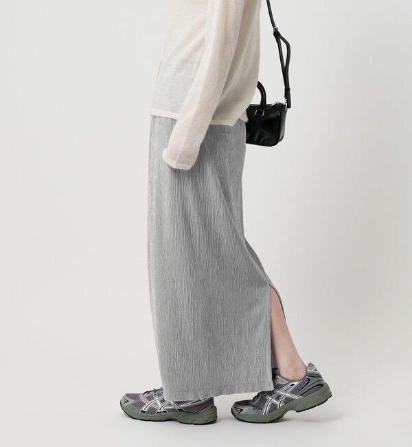 BEAUTY&YOUTH UNITED ARROWS「ベロアプリーツ タイトスカート ウォッシャブル」|タイト|