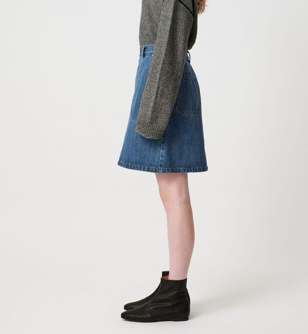 STEVEN ALAN「＜Steven Alan＞コットン デニム ミニスカート」|スカート|