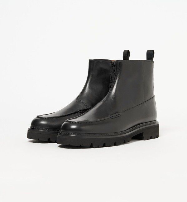 BEAUTY&YOUTH UNITED ARROWS「モカシン ジッパー ブーツ」|ショートブーツ|