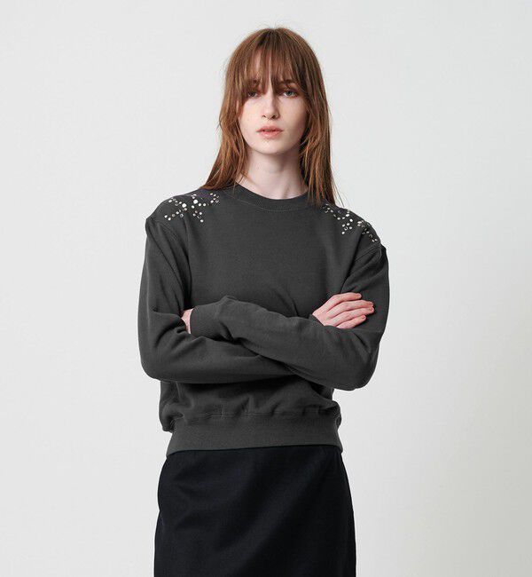 ATTISESSION「＜ATTISESSION＞スタッズライク スウェット」|スウェット・ジャージ|