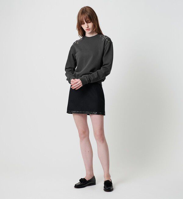 ATTISESSION「＜ATTISESSION＞スタッズライク スウェット」|スウェット・ジャージ|