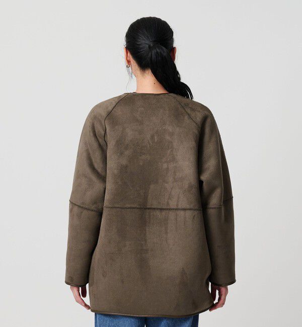 BEAUTY&YOUTH UNITED ARROWS「【WEB限定】ボア&times;フェイクムートン リバーシブルジャケット 」|その他|