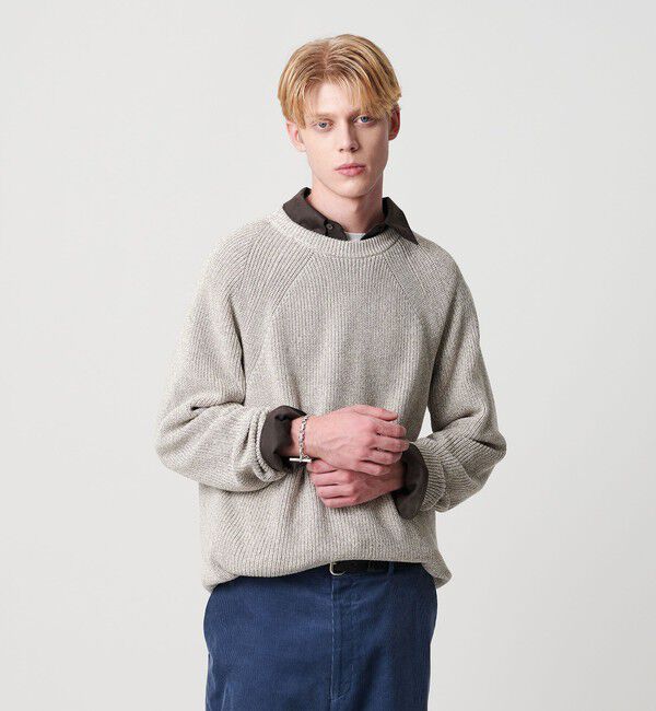 BEAUTY&YOUTH UNITED ARROWS「クリスプ アゼ スリーク クルーネック ニット」|ニット・セーター|その他2