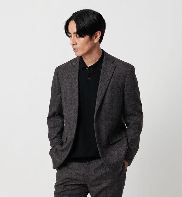 BEAUTY&YOUTH UNITED ARROWS「ストレッチ サキソニー 2B ジャケット セットアップ対応」|テーラードジャケット|