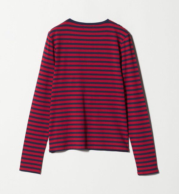 ATTISESSION「＜ATTISESSION＞シャーリング ボーダー プルオーバー トップス」|Tシャツ・カットソー|