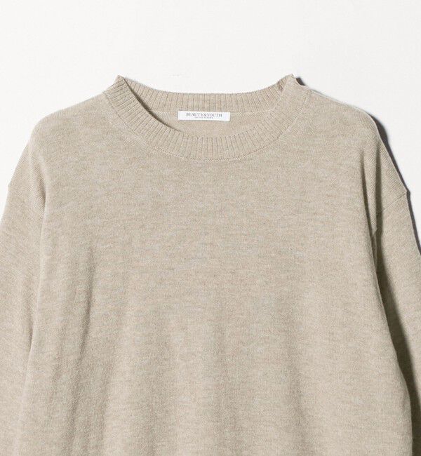 BEAUTY&YOUTH UNITED ARROWS「ウールカシミヤ天竺 クルーネック ニットプルオーバー ウォッシャブル」|ニット・セーター|
