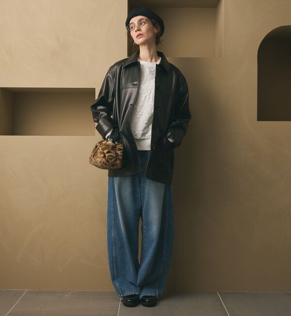 BEAUTY&YOUTH UNITED ARROWS「レザーライク カバーオール ジャケット」|その他|