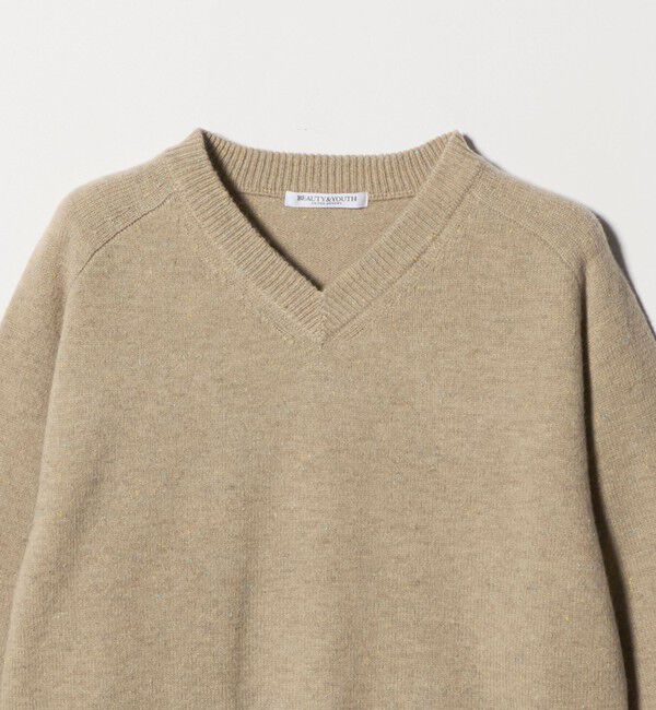 BEAUTY&YOUTH UNITED ARROWS「ウールナイロンブレンド Vネックニットプルオーバー」|ニット・セーター|