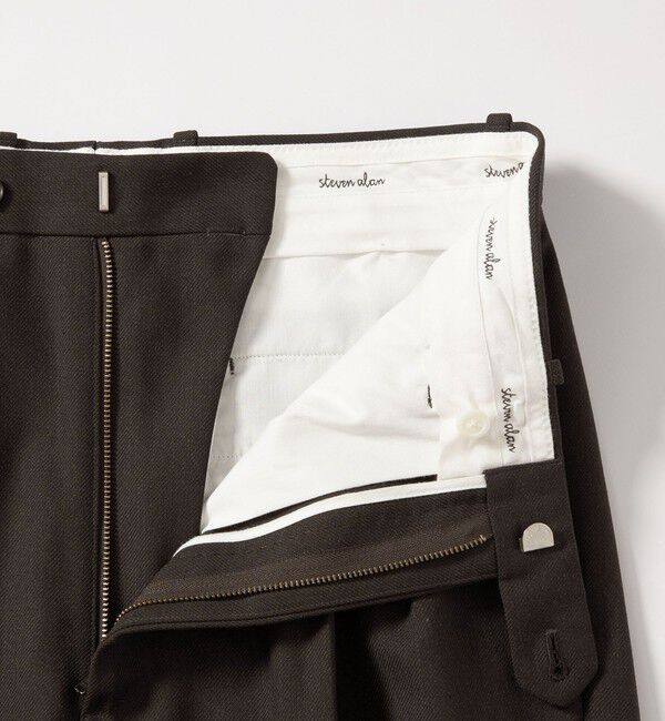 STEVEN ALAN「＜Steven Alan＞ ヴィンテージツイル インツープリーツ ドレス トラウザーズ」|スラックス|
