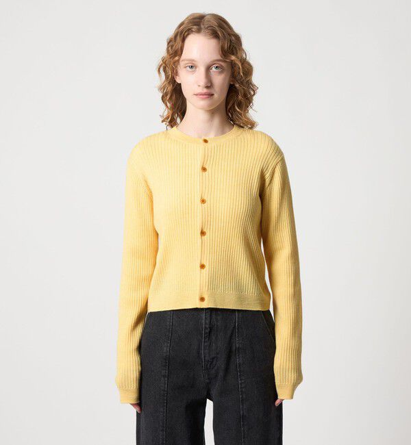 STEVEN ALAN「＜Steven Alan＞ウール リブ カーディガン」|カーディガン|