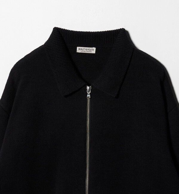 BEAUTY&YOUTH UNITED ARROWS「スラビー ポロニット ジャケット」|カーディガン|