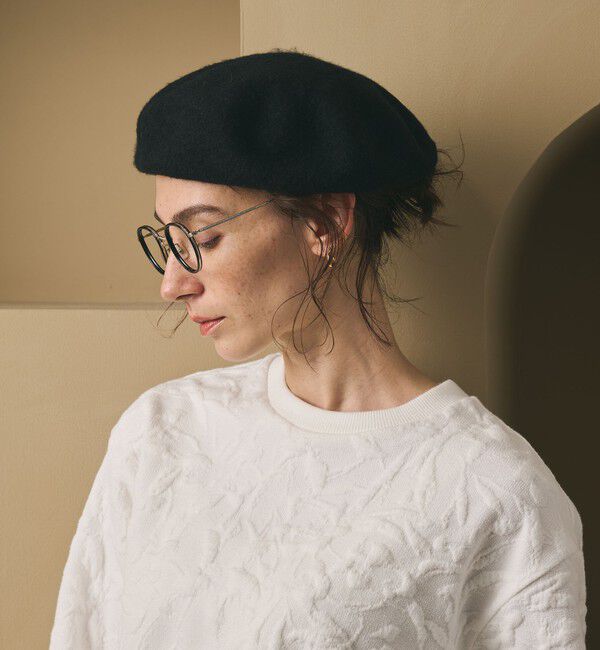 BEAUTY&YOUTH UNITED ARROWS「メランジ シンプル ベレー帽」|ハンチング・ベレー帽|