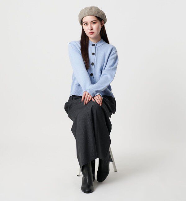 BEAUTY&YOUTH UNITED ARROWS「メランジ シンプル ベレー帽」|ハンチング・ベレー帽|