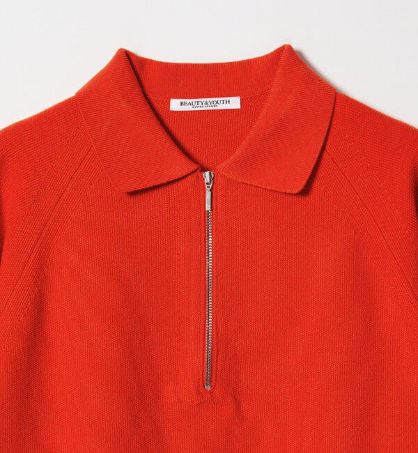BEAUTY&YOUTH UNITED ARROWS「カノコニット ハーフジッププルオーバー ウォッシャブル」|ニット・セーター|