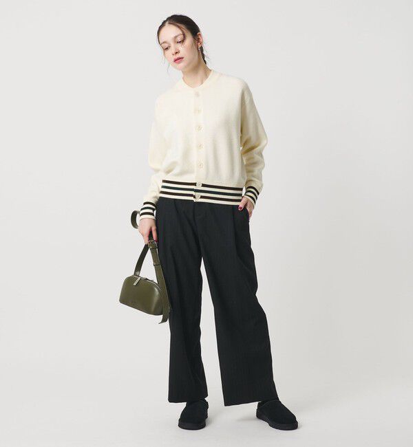 BEAUTY&YOUTH UNITED ARROWS「ウールブレンド ラインカーディガン」|カーディガン|