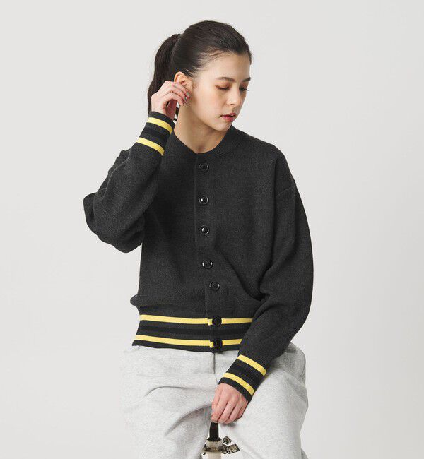 BEAUTY&YOUTH UNITED ARROWS「ウールブレンド ラインカーディガン」|カーディガン|