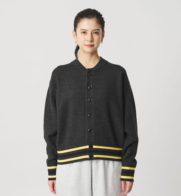 BEAUTY&YOUTH UNITED ARROWS「ウールブレンド ラインカーディガン」|カーディガン|