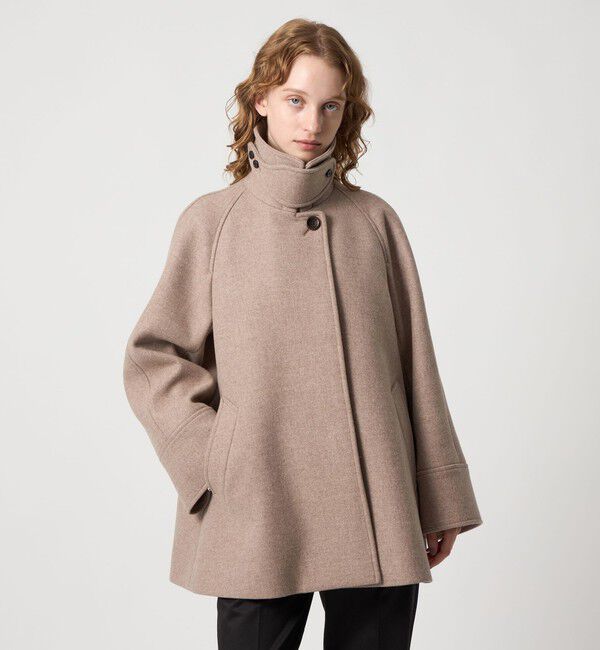 STEVEN ALAN「＜Steven Alan＞ウール カシミヤ テント ショートコート」|ステンカラーコート|