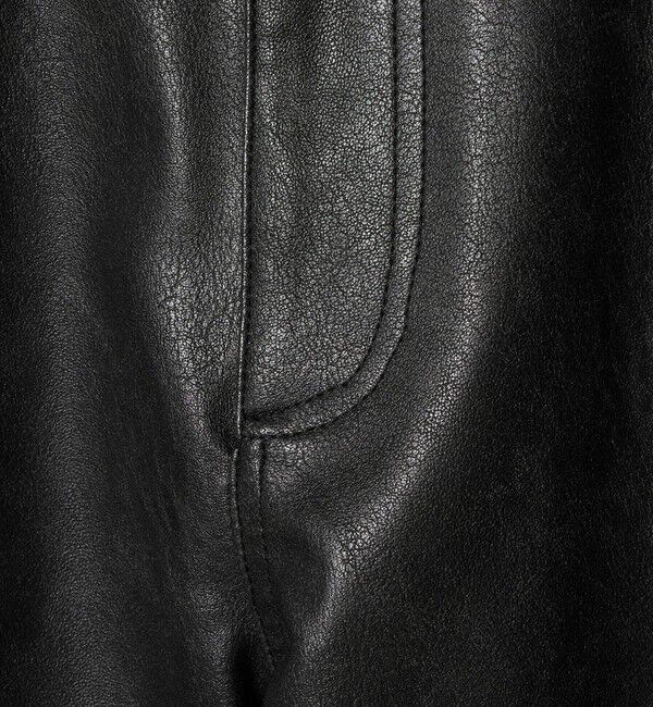 MONKEY TIME「レザーライク 5P パンツ」|チノ|