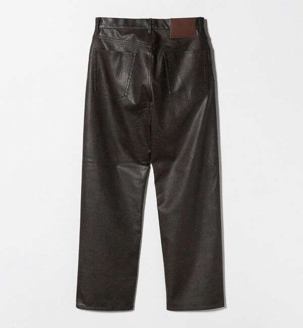 MONKEY TIME「レザーライク 5P パンツ」|チノ|