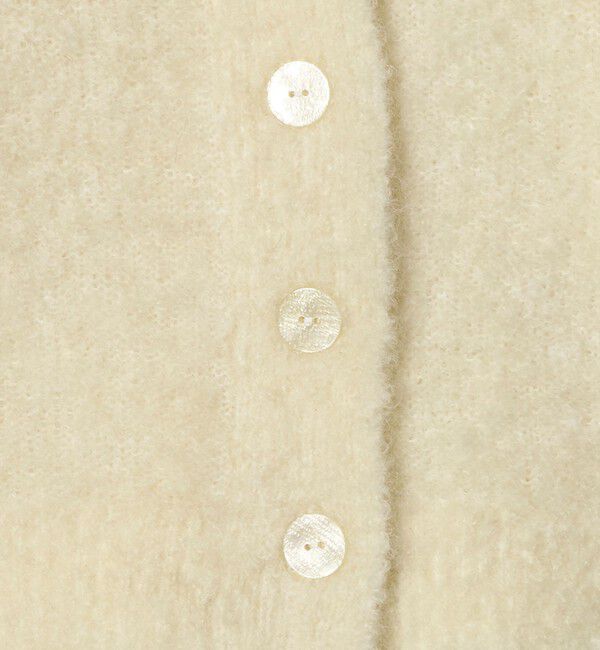 BEAUTY&YOUTH UNITED ARROWS「ウールブレンド ブークレ クルーネックカーディガン」|カーディガン|