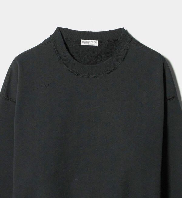 BEAUTY&YOUTH UNITED ARROWS「クラッシュ クルーネック スウェット」|Tシャツ・カットソー|