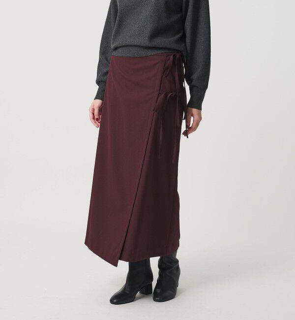 BEAUTY&YOUTH UNITED ARROWS「ツイル リボン ラップスカート」|スカート|