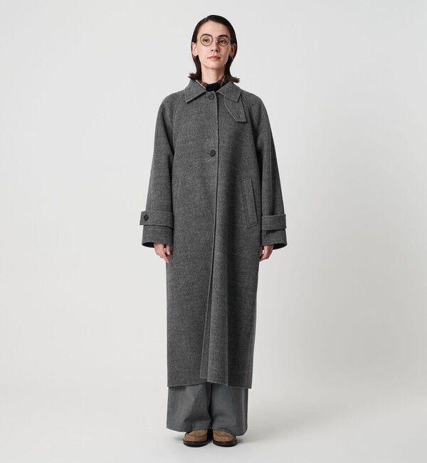 BEAUTY&YOUTH UNITED ARROWS「リバー ステンカラー ロングコート」|ステンカラーコート|