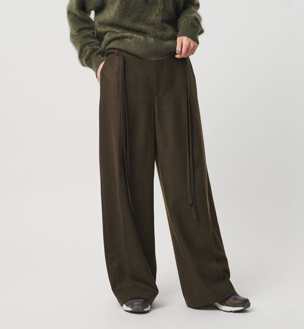 BEAUTY&YOUTH UNITED ARROWS「毛ブレンド ハイウエスト タックワイドパンツ」|その他|OLIVE