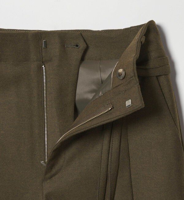 BEAUTY&YOUTH UNITED ARROWS「毛ブレンド ハイウエスト タックワイドパンツ」|その他|