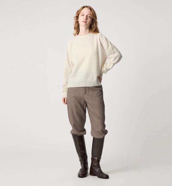 STEVEN ALAN「＜Steven Alan＞ウール カシミヤ サドルショルダー ニット」|ニット・セーター|