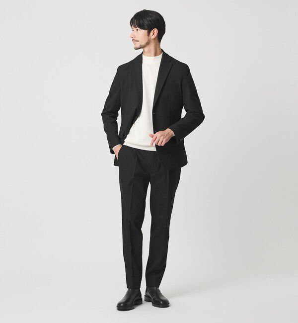 BEAUTY&YOUTH UNITED ARROWS「【WEB限定 WARDROBE SMART】DELEGANT サキソニー セットアップ/ジャケット＆イージーパンツ」|スーツ|